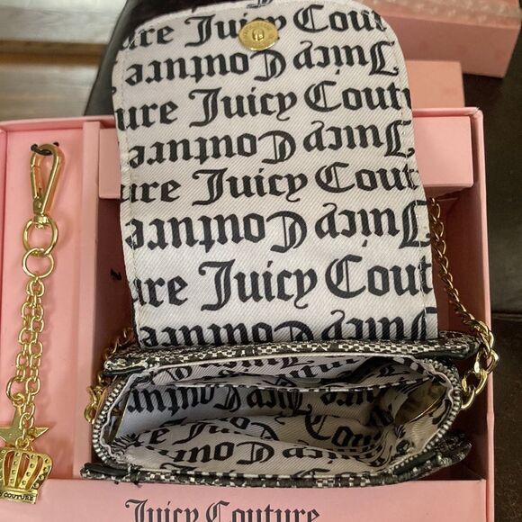 Juicy Couture Mini Crossbody Bag w/ Keychain Set - Picture 4 of 5